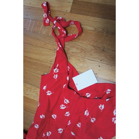 NWT $248 Reformation Belinda Tie Strap Midi Dress - Picture 6 of 8